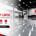 Lantai Epoxy Pabrik Berkilau Bersih