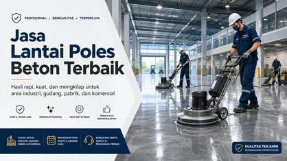 Jasa lantai Poles Beton Terbaik