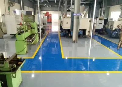 Epoxy lantai Industri atau pabrik