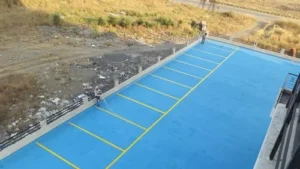 Epoxy lantai area parkir outdoor