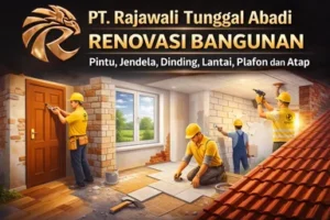 Renovasi Bangunan Pintu, Jendela, Dinding, Lantai, Plafon dan Atap