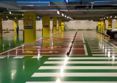 epoxy lantai area parkir