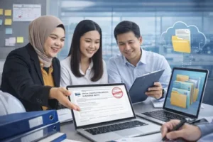 pendampingan konsultan saat Setelah Terbit pada Validasi, Arsip Digital, dan Strategi Pemeliharaan Kepatuhan